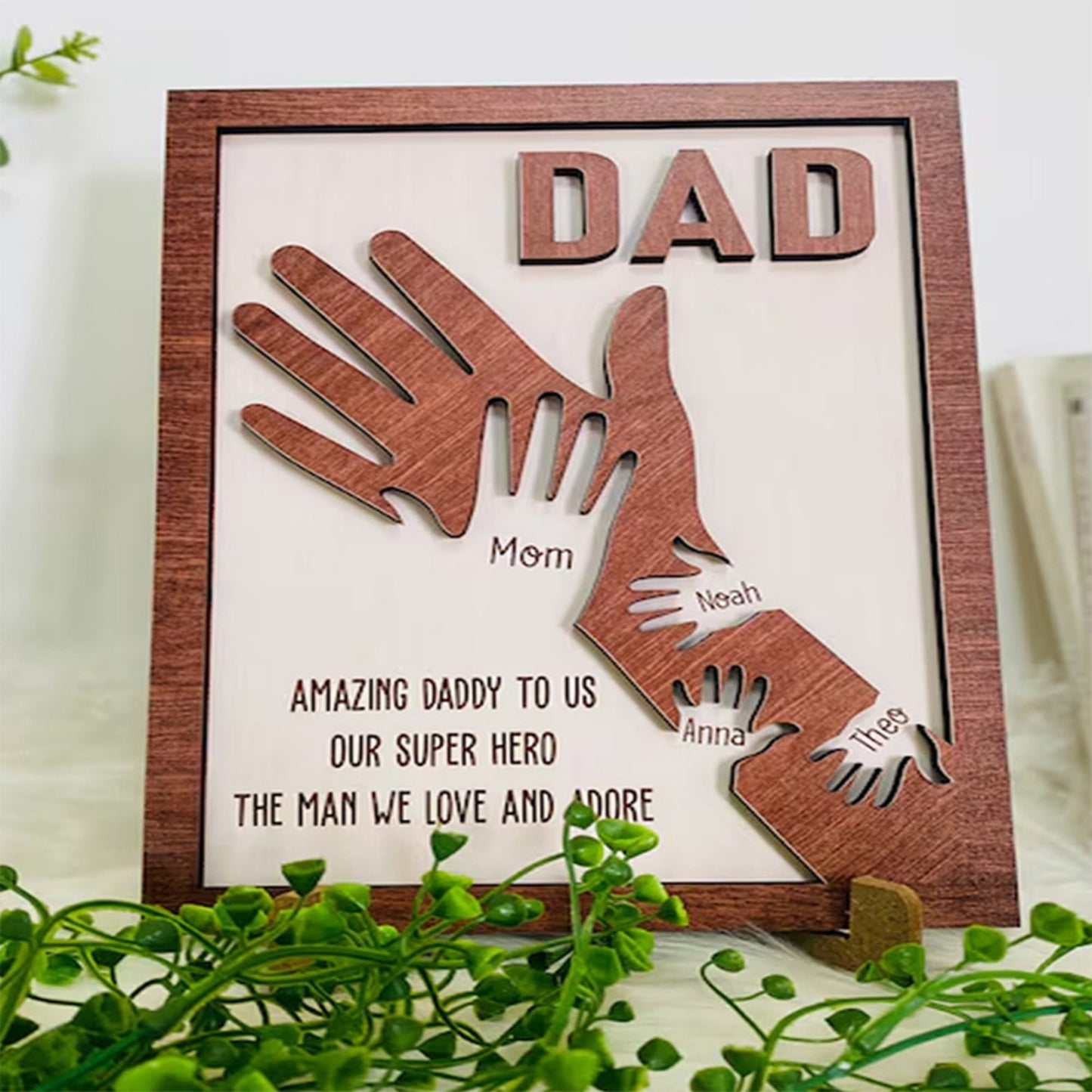 Wooden Father's Day Ornaments