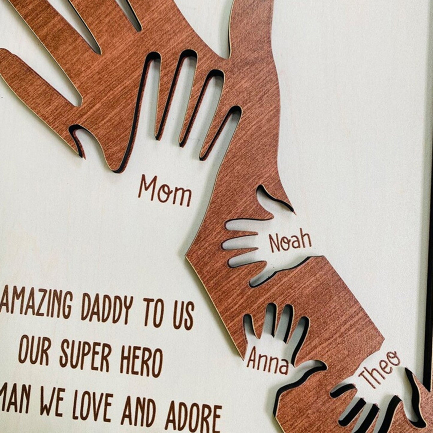 Wooden Father's Day Ornaments